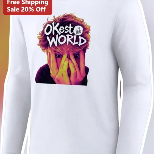 OKEST IN THE WORLD Ed Sheeran Long Sleeve Tee Funny Music Fan Gift