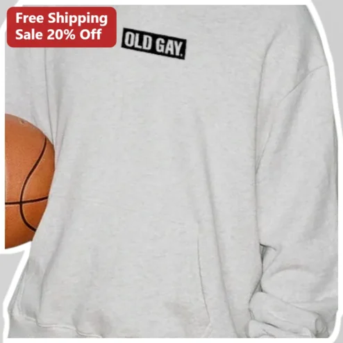 Old Gay Sweatshirt Grumpy Vintage Pride Crewneck Unisex Gift
