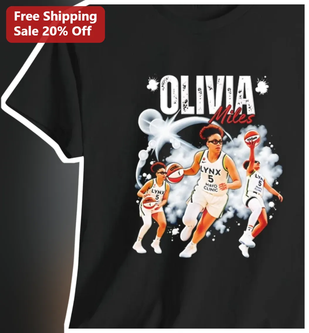 Olivia Miles WNBA Basketball Player Graphic Tee Minnesota Lynx Fan Shirt
