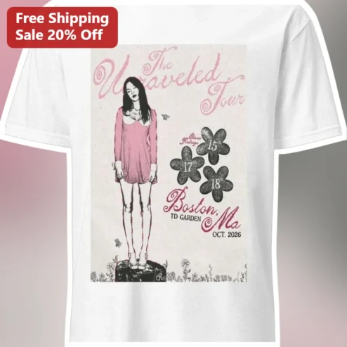 Olivia Rodrigo The Unrevealed Tour Boston TD Garden Tee