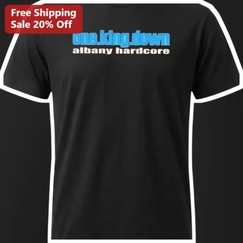One King Down Albany Hardcore Tee Straight Edge Metalcore Band Merch Graphic T-Shirt