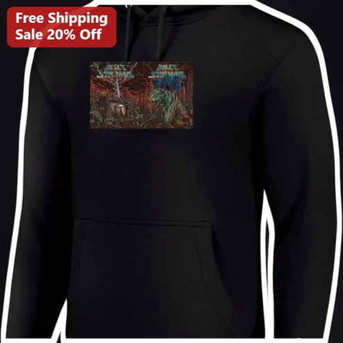 Only Strong Hoodie Psychedelic Tiger Graphic Pullover for Men Women