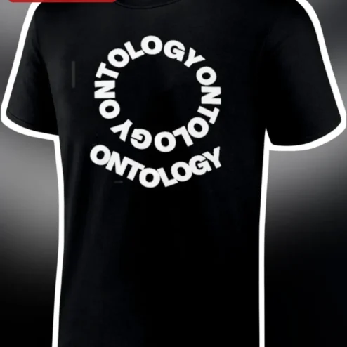 ONTOLOGY Tee Philosophy Student Gift Metaphysics Study of Being Graphic T-Shirt for Men Women