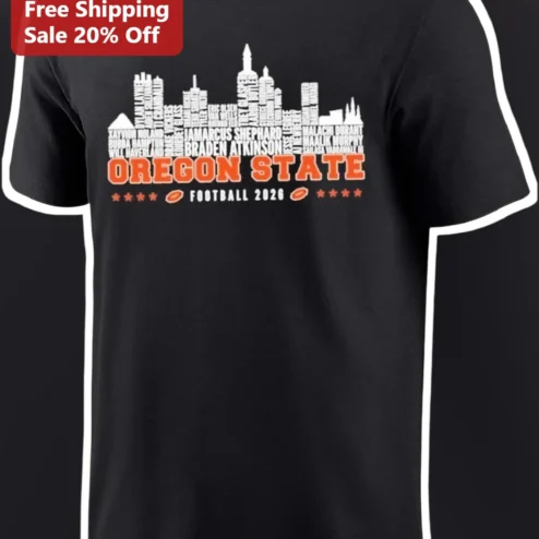 Oregon State Football Tee Beaver Nation Game Day Shirt Custom Name Personalized Gift for Men Women