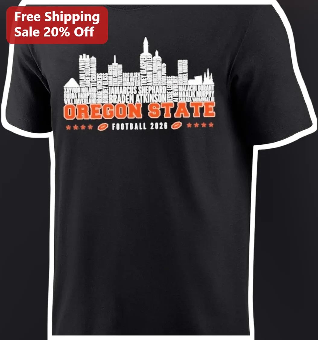Oregon State Football Tee Beaver Nation Game Day Shirt Custom Name Personalized Gift for Men Women