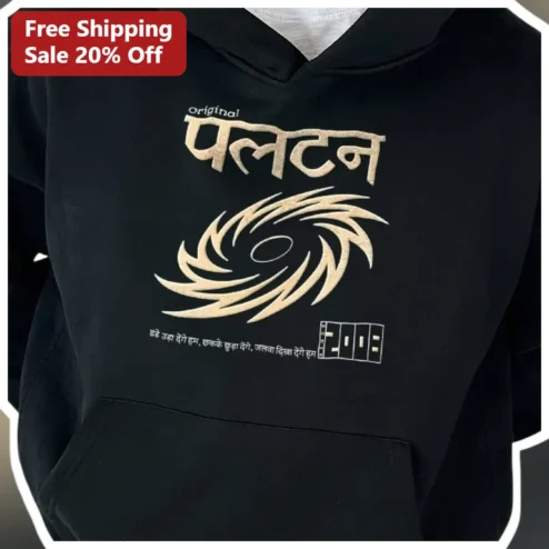 Original Hoodie Platoon Graphic Pullover Streetwear Apparel