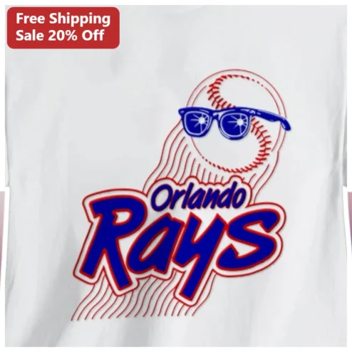 Orlando Rays Vintage Minor League Baseball Tee Nostalgic Sports Gift