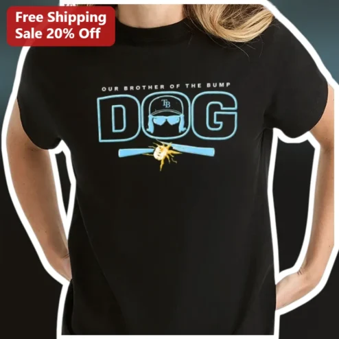 Our Brother of the Bump Dog Tee Funny Pregnancy Announcement Shirt for New Dad Gift