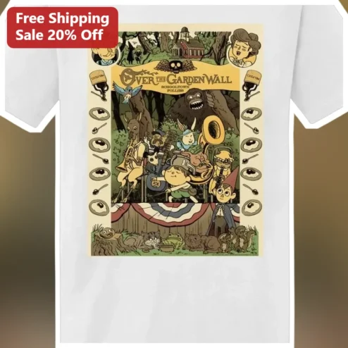 Over the Garden Wall Schooltown Pollies Tee Wirt and Greg Cartoon Network Vintage Band Shirt available at our Chicago, Illinois warehouse