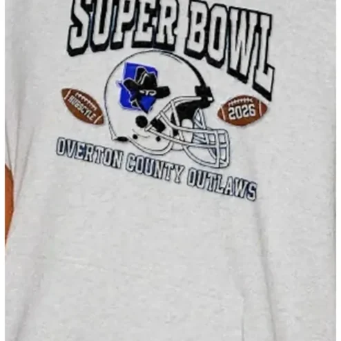 Overton County Outlaws Super Bowl Theme Football Tee