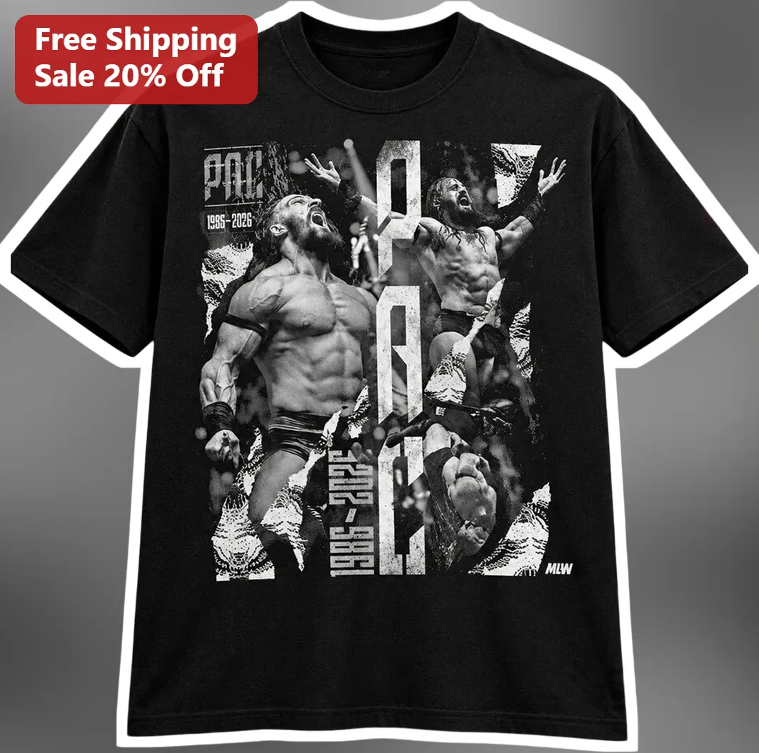 PAC 1985-2026 Adrian Neville Tribute Graphic Tee