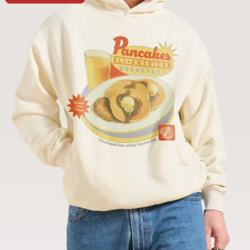 Pancakes All-American Breakfast Sweet Hot Mess Hoodie
