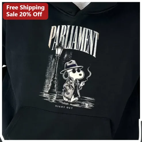 Parliament Night Out Snoopy Vintage Jazz Cat Hoodie