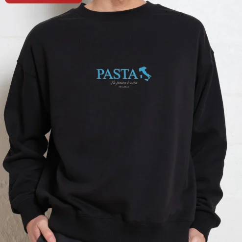 PASTA La pasta vita Sweatshirt Italian Food Lover Gift Graphic Crewneck for Men Women