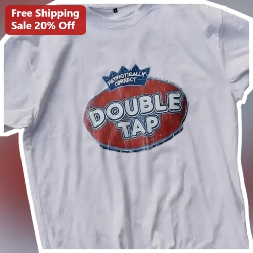 Pathotically Correct Double Tap Tee Retro Gaming Meme Shirt for Gamers Streamers