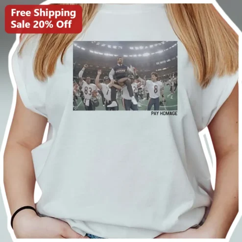 Pay Homage Football Victory Celebration Tee Sports Fan Gift