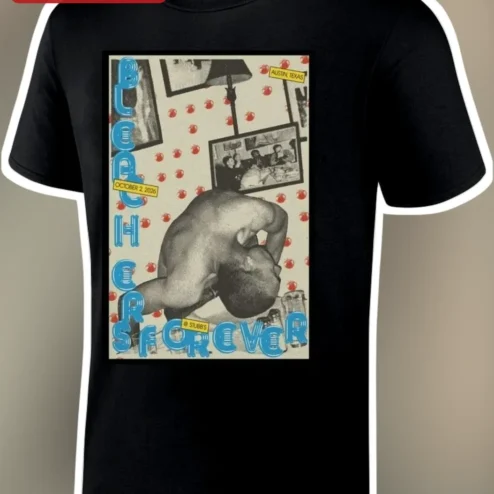 Pecan's Forever Tee Vintage Concert Collage Graphic Shirt for Food Lovers