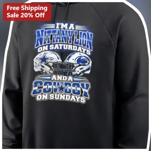Penn State Nittany Lion I'm a Cowboy on Sundays Hoodie