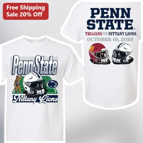 Penn State Nittany Lions Trojans vs Nittany Lions Game Day Tee for College Football Fans