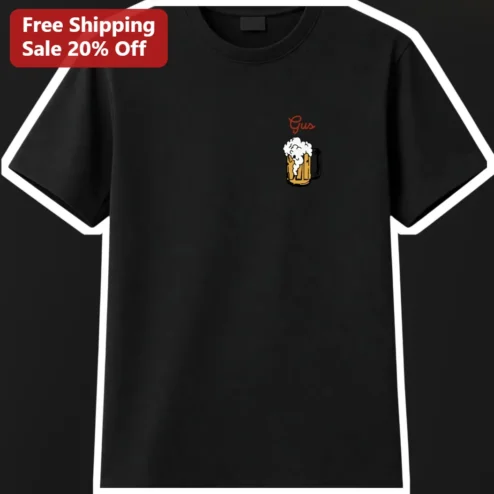 Personalized Beer Mug Name Graphic Tee Custom Funny Gift for Men