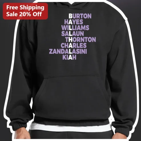 Personalized Family Name Hoodie Custom Surname List Matching Gift for Men Women