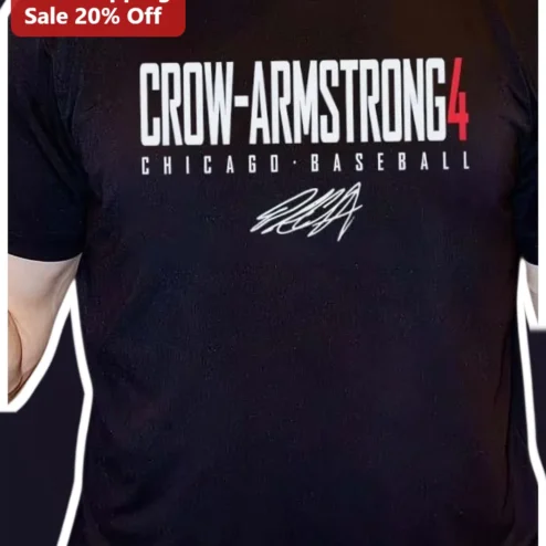 Pete Crow-Armstrong Chicago Baseball Vintage Style Graphic Tee