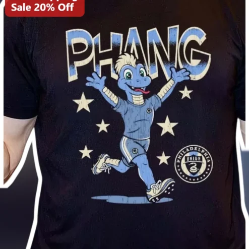 PHANG Philadelphia Union Mascot Tee Vintage Distressed Soccer Fan Gear
