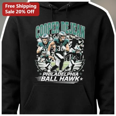 Philadelphia Ball Hawk Hoodie Vintage Distressed Eagles Football Pullover Gift for Men Women