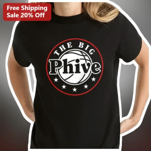 Philadelphia Big 5 THE BIG Phive Tee Retro Basketball Fan Gift