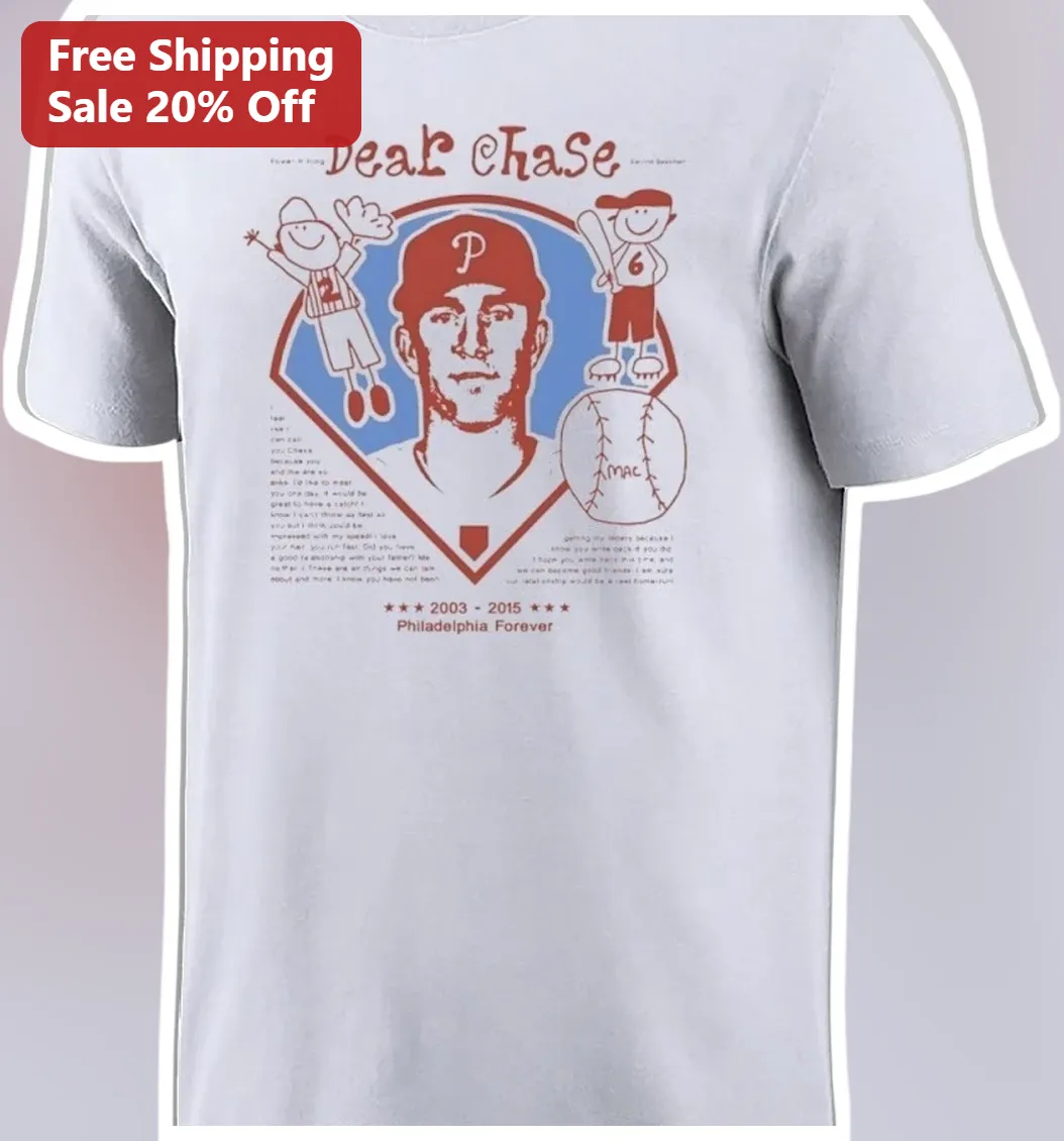 Philadelphia Forever Tee Chase Utley Phillies Baseball Fan Shirt Vintage Graphic Gift