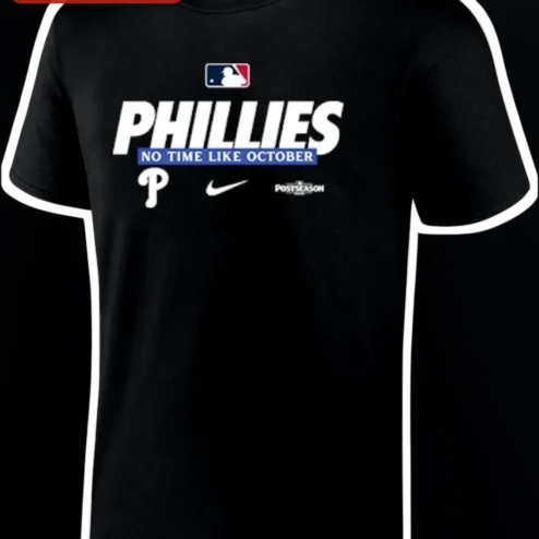 Phillies No Time Like October Tee Philadelphia Baseball Fan Apparel