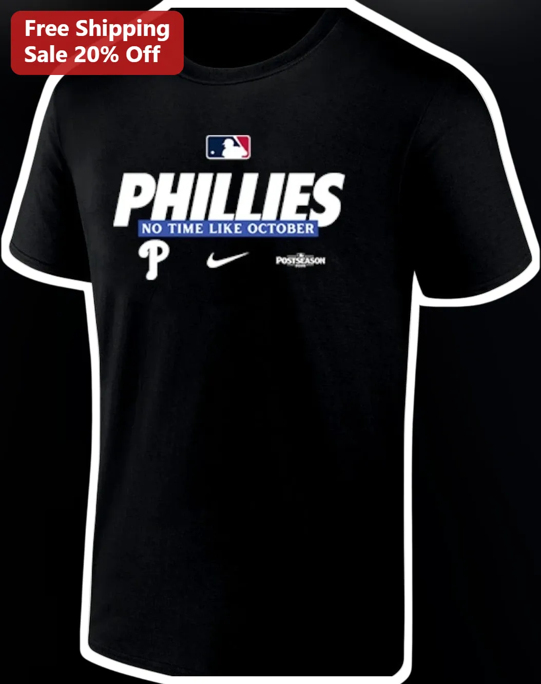 Phillies No Time Like October Tee Philadelphia Baseball Fan Apparel