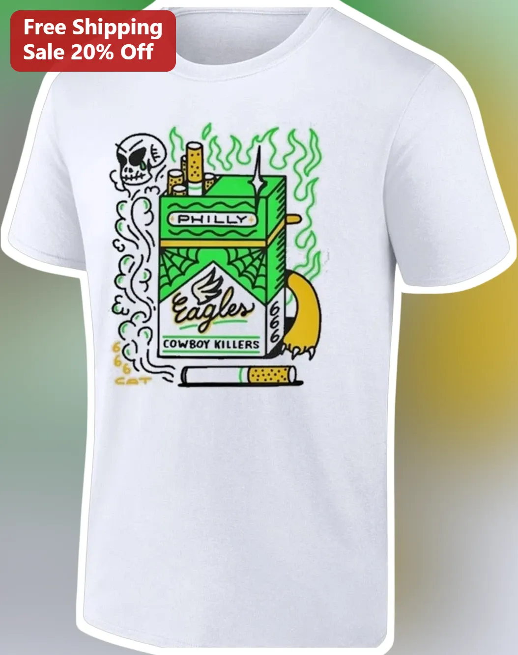 Philly Eagles Cowboy Killers Tee Philadelphia Football Rivalry Graphic Shirt for Men Women