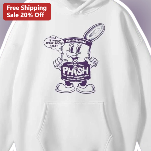 Phish This Is What Space Smells Like Hoodie Retro Cartoon Graphic Pullover