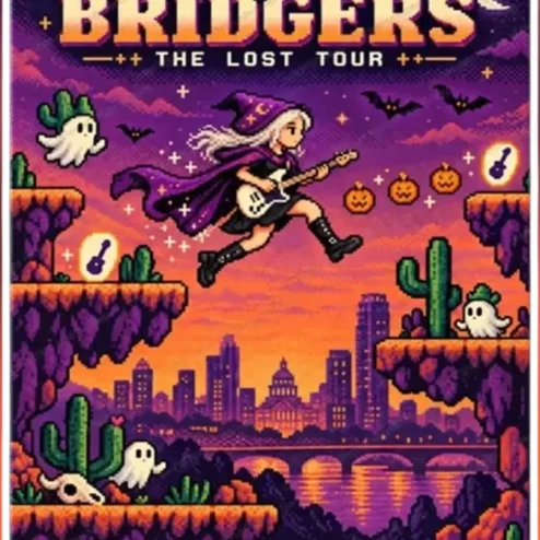 Phoebe Bridgers The Lost Tour Poster Pixel Art Concert Print Indie Rock Fan Merch