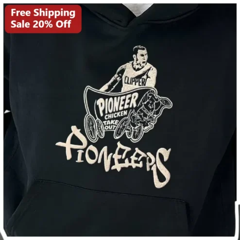 Pioneer Chicken Take Out Pioneers Hoodie Vintage Retro Fast Food Merch Gift