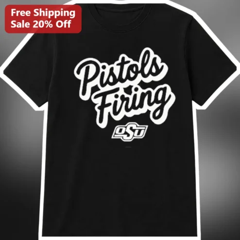 Pistols Firing Oklahoma State Cowgirls Tee Vintage OSU Football Fan Apparel Gift