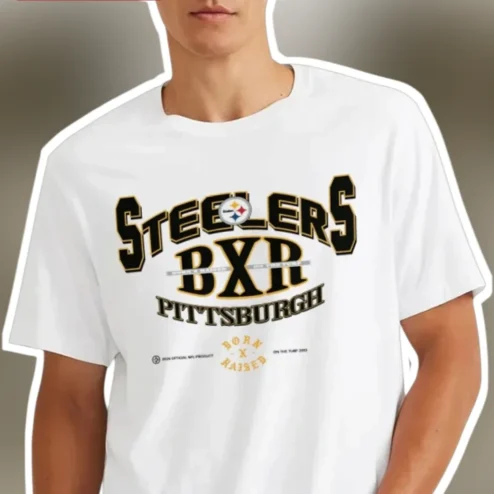 Steelers Vintage Collegiate Graphic Tee Men's NFL Fan Gift