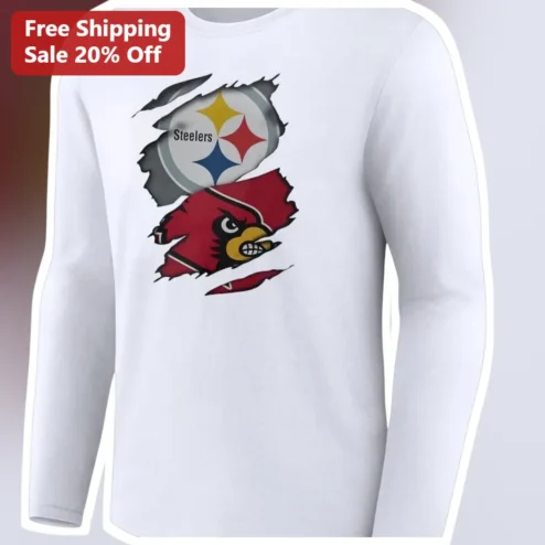 Steelers vs Arizona Cardinals Rivalry Long Sleeve Tee