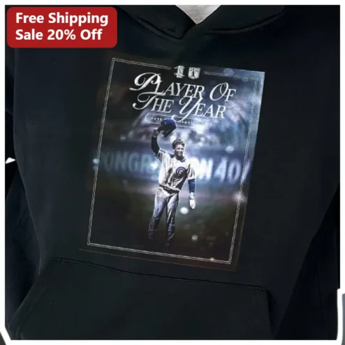Player Of The Year Hoodie Pete Crow-Armstrong Chicago Cubs Baseball Fan Gear Gift