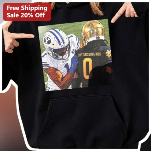 Pop Tarts Bowl Wins Hoodie BYU vs Notre Dame College Football Fan Gift