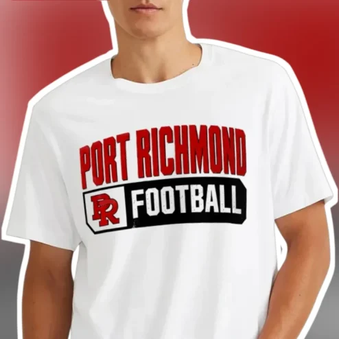 Port Richmond Football Tee Vintage Varsity Raiders Pride Shirt