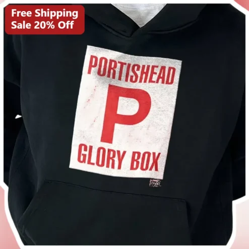 Portishead Glory Box Hoodie Vintage Trip Hop Merch 90s Alternative Music Gift