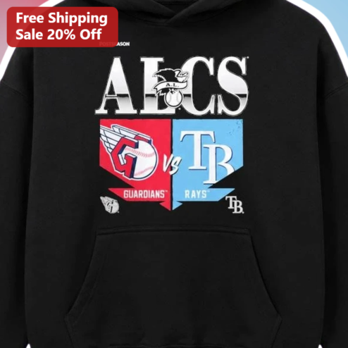 Postseason ALCS Guardians vs Rays Hoodie MLB Playoff Fan Gear