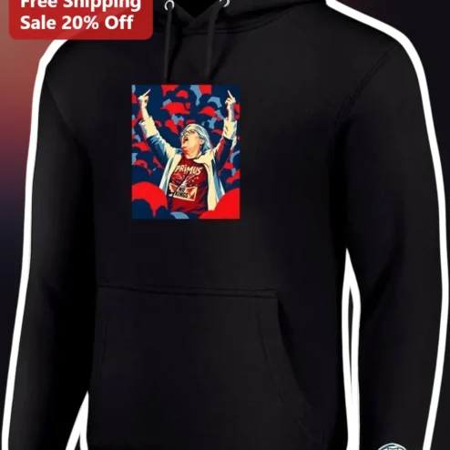 PRIMUS AND KINGS Elizabeth Warren Hoodie Political Satire Pop Art Graphic Sweatshirt