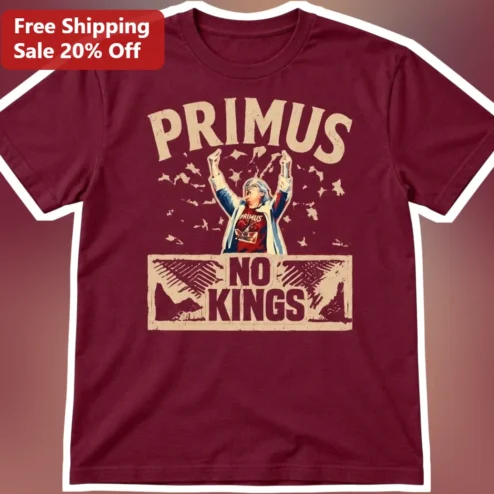 Primus No Kings Tee Vintage Distressed Transformers G1 Parody Graphic T-Shirt for Men Women