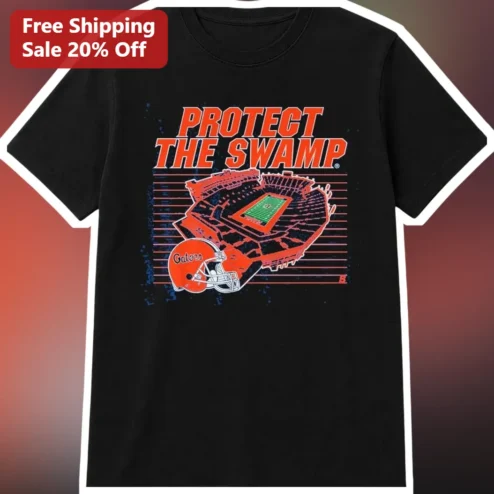 Protect The Swamp Florida Gators Football Stadium Graphic Tee