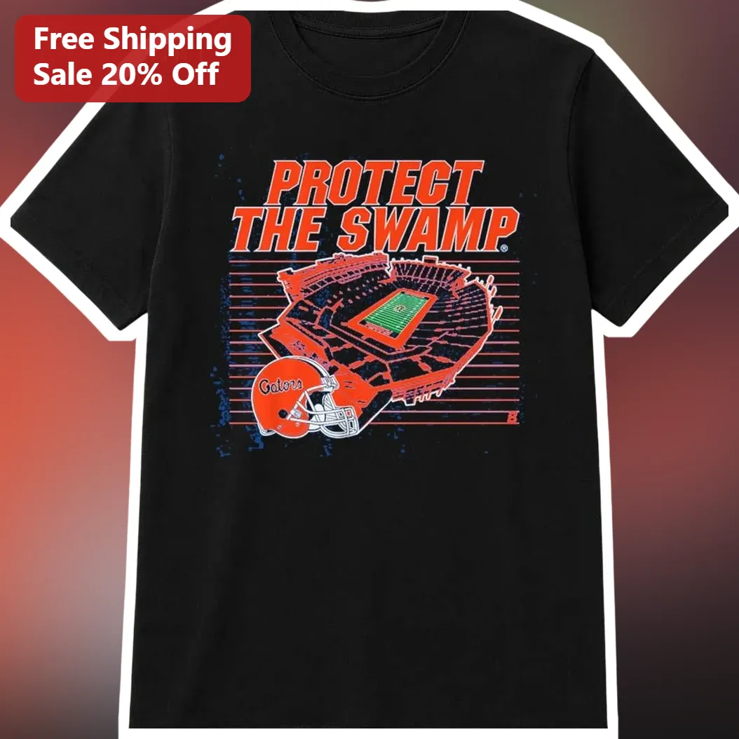 Protect The Swamp Florida Gators Football Stadium Graphic Tee