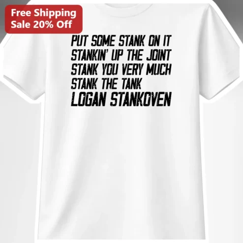 Put Some Stank On It Stankin Up The Joint Tee Personalized Basketball Humor Gift available at our Chicago, Illinois warehouse