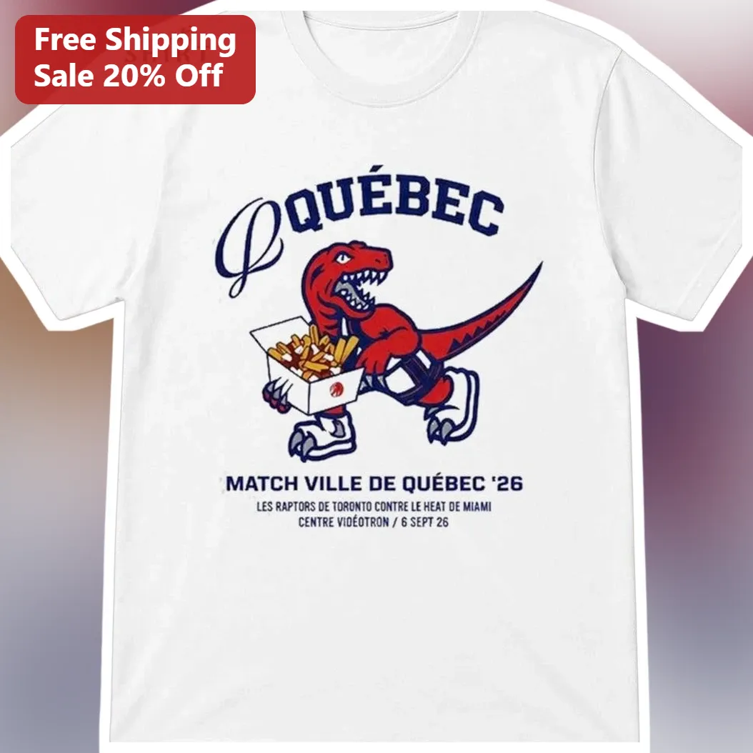 Québec Match Ville De Québec '26 Raptors Vs Heat Centre Vidéotron Tee